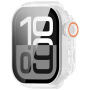 Púzdro v štýle Watch Ultra s tvrdeným sklom pre Apple Watch 42mm (Series 10 / 11) - mliečne