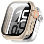 Púzdro v štýle Watch Ultra s tvrdeným sklom pre Apple Watch 42mm (Series 10 / 11) - zlaté