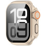 Púzdro v štýle Watch Ultra s tvrdeným sklom pre Apple Watch 42mm (Series 10 / 11) - zlaté