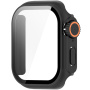 Púzdro v štýle Watch Ultra s tvrdeným sklom pre Apple Watch 46mm - čierne