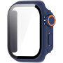 Púzdro v štýle Watch Ultra s tvrdeným sklom pre Apple Watch 46mm - tmavo modré