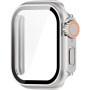Púzdro v štýle Watch Ultra s tvrdeným sklom pre Apple Watch 46mm - strieborné