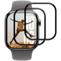Tvrdené sklo s čiernym rámčekom pre Apple Watch 46mm - 2 ks