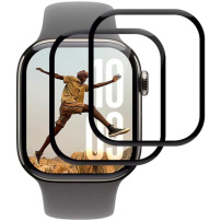 Tvrdené sklo s čiernym rámčekom pre Apple Watch 46mm - 2 ks