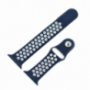 Silikonový remienok pre Apple Watch Ultra 49mm / 46mm / 45mm / 44mm / 42mm - modro-biely