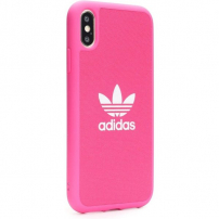 ADIDAS originálny kryt z tvrdého plastu pre iPhone XR – ružový