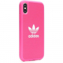 ADIDAS originálny kryt z tvrdého plastu pre iPhone XS Max – ružový