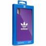 ADIDAS originálny kryt z tvrdého plastu pre iPhone XS Max – fialový