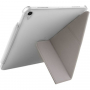 UNIQ Yorker Kanvas Plus puzdro s origami stojančekom pre iPad Air 4 (2020) / Air 5 (2022) / Pro 11" (2018) - sivé