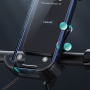 USAMS ZJ078 držiak na bicykel a motorku na riadidlá pre iPhone - čierny