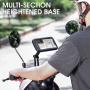 WEST BIKING univerzálne magnetické vodeodolné puzdro s držiakom na bicykel a motorku na riadidlá pre iPhone - čierne