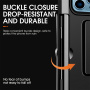 WEST BIKING univerzálne magnetické vodeodolné puzdro s držiakom na bicykel a motorku na riadidlá pre iPhone - čierne