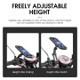 WEST BIKING univerzálne magnetické vodeodolné puzdro s držiakom na bicykel a motorku na riadidlá pre iPhone - čierne