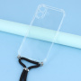 Transparentný kryt so šnúrkou pre iPhone 17 - čierny