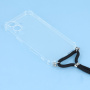 Transparentný kryt so šnúrkou pre iPhone 17 - čierny