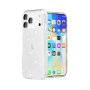 Transparentný kryt s trblietkami pre iPhone 17 Pro Max - strieborný