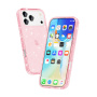 Transparentný kryt s trblietkami pre iPhone 17 Pro - ružový