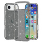 Transparentný kryt s trblietkami pre iPhone Air - sivý