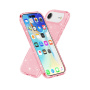 Transparentný kryt s trblietkami pre iPhone Air - ružový