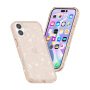 Transparentný kryt s trblietkami pre iPhone 17 - ružovozlatý