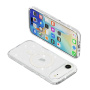 Transparentný kryt s trblietkami a MagSafe pre iPhone Air - strieborný