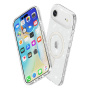 Transparentný kryt s trblietkami a MagSafe pre iPhone Air - strieborný