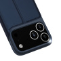 DUX DUCIS Skin Pro flipové puzdro pre iPhone 17 Pro Max - tmavo modré
