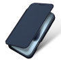 DUX DUCIS Skin Pro flipové puzdro pre iPhone 17 Pro Max - tmavo modré