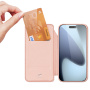 DUX DUCIS Skin Pro flipové puzdro pre iPhone 17 Pro Max - ružovozlaté