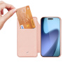 DUX DUCIS Skin Pro flipové puzdro pre iPhone Air - ružovozlaté