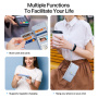 DUX DUCIS Lawa 2v1 odnímateľné flipové puzdro s MagSafe a peňaženkou pre iPhone 17 Pro Max - modré