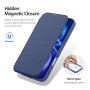 DUX DUCIS Skin X flipové púzdro s MagSafe pre iPhone 17 Pro / 18 Pro - tmavomodré
