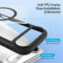 DUX DUCIS Skin X flipové puzdro s MagSafe pre iPhone Air - čierne
