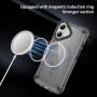 Odolný transparentný kryt s MagSafe pre iPhone 17 - sivý