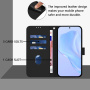 Flipové puzdro z PU kože pre iPhone 17 Pro Max - čierne