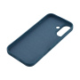 Matný kryt z mäkkého plastu pre iPhone 17 - tmavomodrý