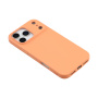Matný kryt z mäkkého plastu pre iPhone 17 Pro - oranžový