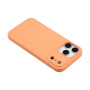 Matný kryt z mäkkého plastu pre iPhone 17 Pro - oranžový