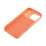 Matný kryt z mäkkého plastu pre iPhone 17 Pro - oranžový
