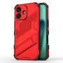 Odolný ochranný kryt so stojanom pre iPhone 17 - červený