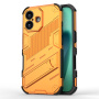 Odolný ochranný kryt so stojanom pre iPhone 17 - oranžový
