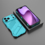 Odolný ochranný kryt so stojanom pre iPhone 17 Pro - modrý
