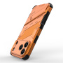 Odolný ochranný kryt so stojanom pre iPhone 17 Pro - oranžový