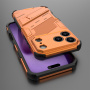 Odolný ochranný kryt so stojanom pre iPhone 17 Pro - oranžový