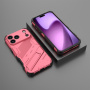Odolný ochranný kryt so stojanom pre iPhone 17 Pro Max - ružový