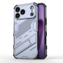 Odolný ochranný kryt so stojanom pre iPhone 17 Pro Max - sivý
