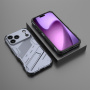 Odolný ochranný kryt so stojanom pre iPhone 17 Pro Max - sivý