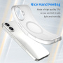 Matný priesvitný kryt s MagSafe pre iPhone 17 - biely