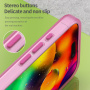 Matný priesvitný kryt s MagSafe pre iPhone 17 - ružový