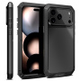 Extra odolné puzdro proti nárazu, vode a prachu pre iPhone 17 Pro Max - čierne